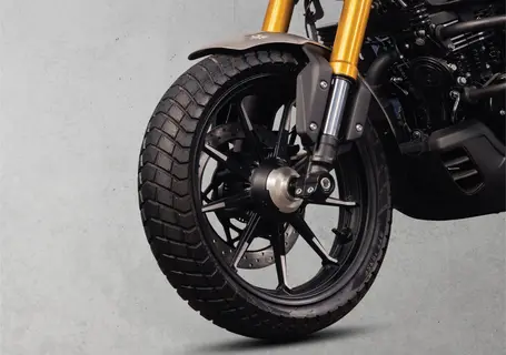 Wide Block Tread Tyers - TVS Ronin TD